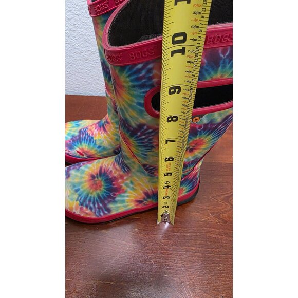 Bogs Kids Tie-Dye Rain Boots Waterproof Neoprene Insulated Durable Rubber Size 1 - Picture 8 of 8